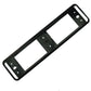Number Plate Surround - Long Type - Black