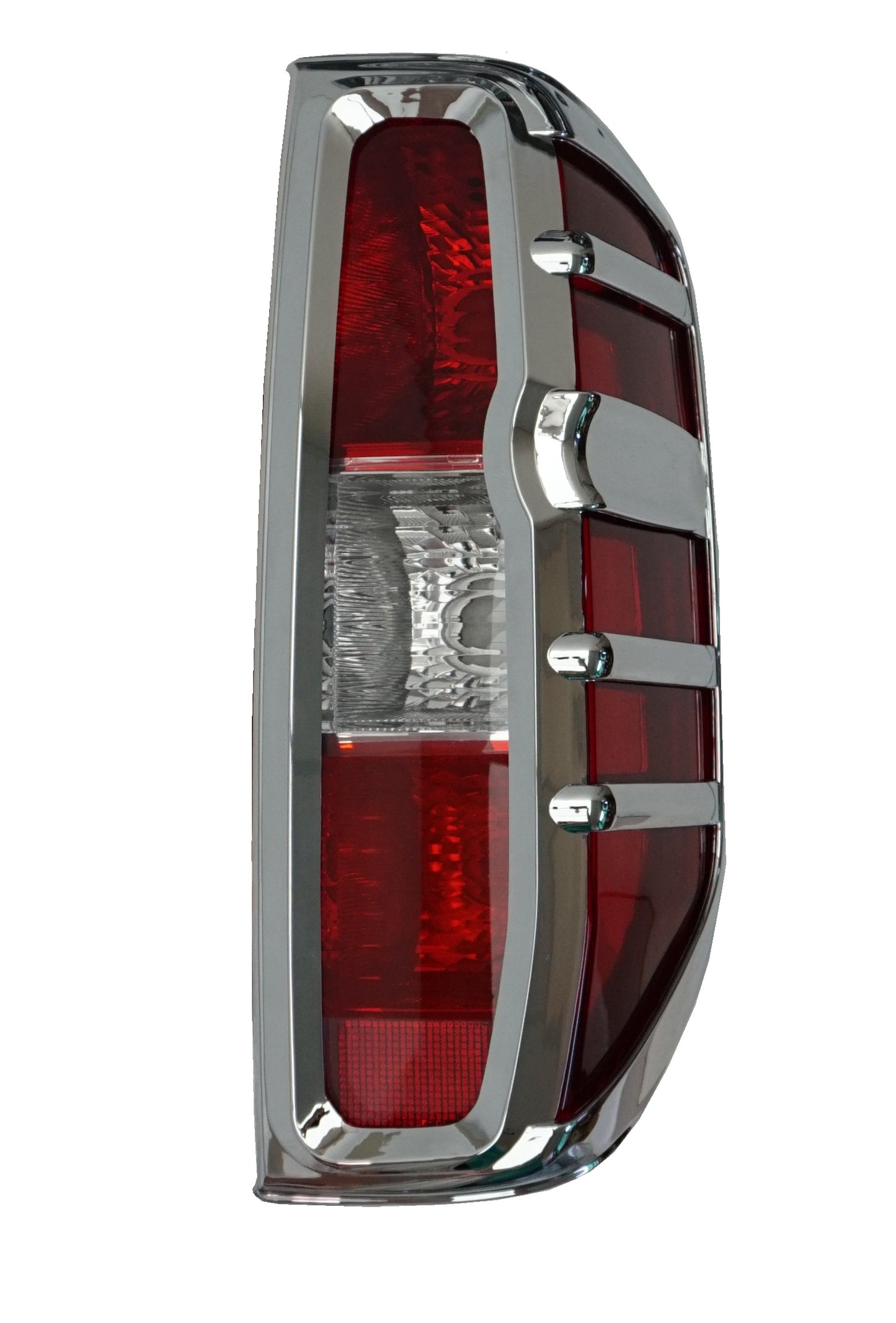 Chrome Rear Light Covers - ABS - Style 3 - for Nissan Navara D40