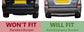 Genuine 2pc Bumper Inserts for Range Rover Sport Autobiography Rear Bumper