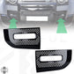 Fog Lamp Surround Grille for Land Rover Defender L663 - Gloss Black - PAIR