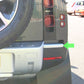 Rear Bumper Recess Trim (Lower Section) for Land Rover Defender L663 in Gloss Black - RIGHT