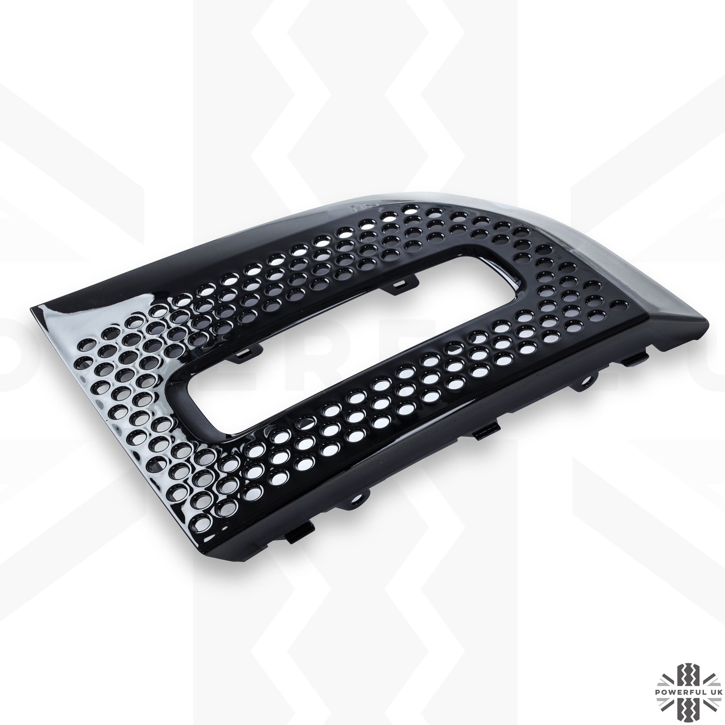 Fog Lamp Surround Grille for Land Rover Defender L663 - Gloss Black - RIGHT