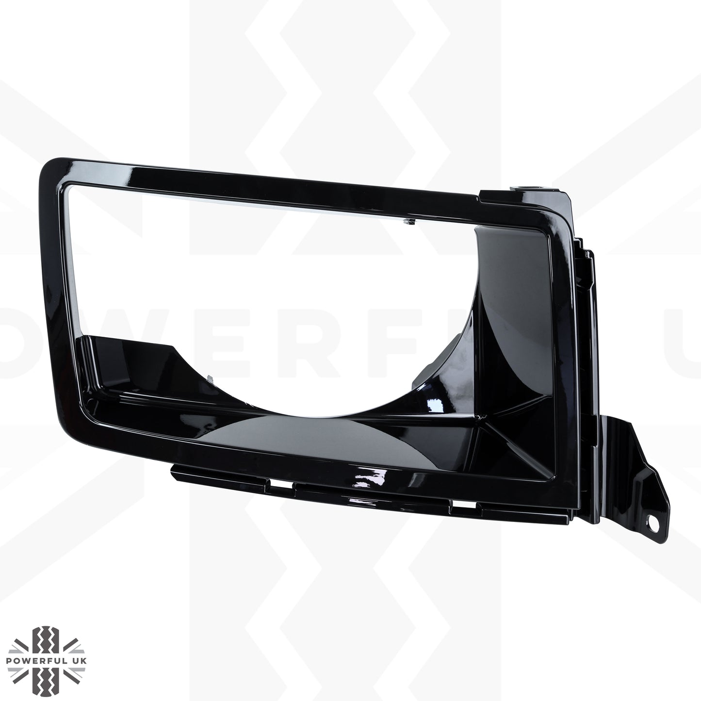 Headlight Surround 'NO Washer' in Gloss Black for Land Rover Defender L663 - RIGHT