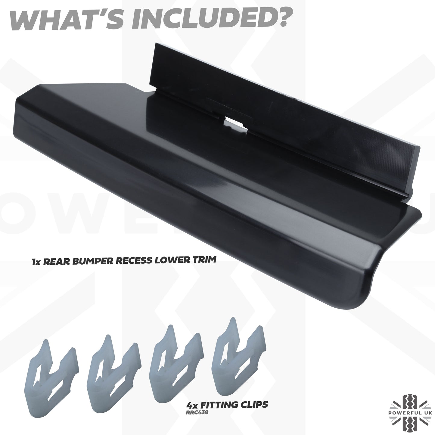 Rear Bumper Recess Trim (Lower Section) for Land Rover Defender L663 - RIGHT