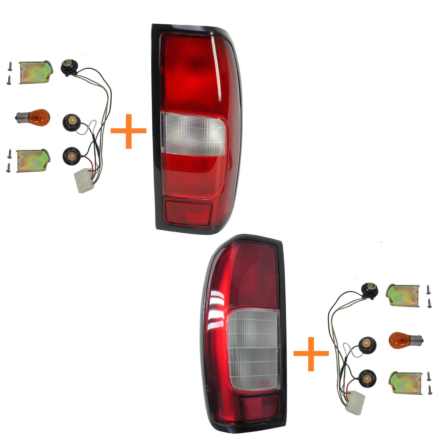 Rear Light - UK Spec - (Pair) for Nissan Navara D22