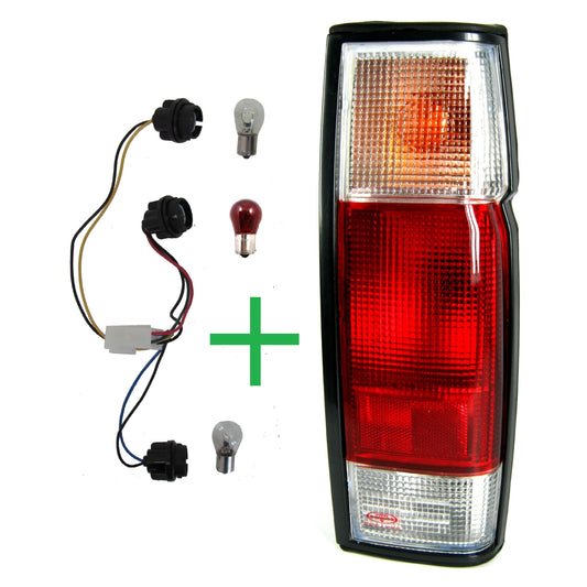 Rear Light - CLEAR/RED/CLEAR (36cm Tall) - RH - for Nissan Navara D21