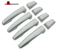 Door Handle Skins in White+Silver for Range Rover Evoque "Autobiography Style"