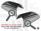 2pc "Autobiography Style" Door Handle Covers for Range Rover Sport L494 - Silver/Silver