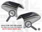 2pc "Autobiography Style" Door Handle Covers for Range Rover Evoque L538 - Chrome/Silver
