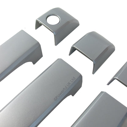 Door Handle Covers (8pc) for Range Rover L322   - Zermatt Silver