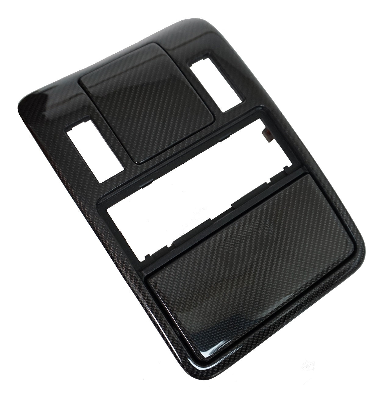 Front Roof Console - Black Carbon for Range Rover L322