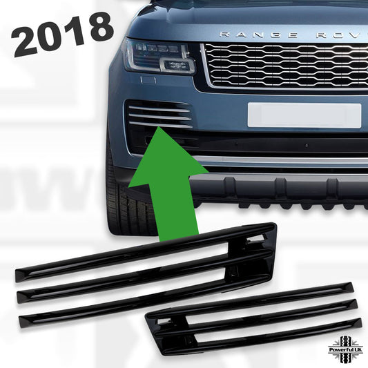 Front Vent Blades - Gloss Black for Range Rover L405 2018