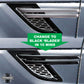 Side Vent Blade Covers - Gloss Black for Rover Sport L494 2014-17