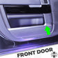Door bin pocket liner trim Silver/Chrome for Range Rover L405
