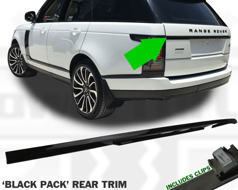 Tailgate Trim Replacement Strip - Gloss Black for Range Rover L405