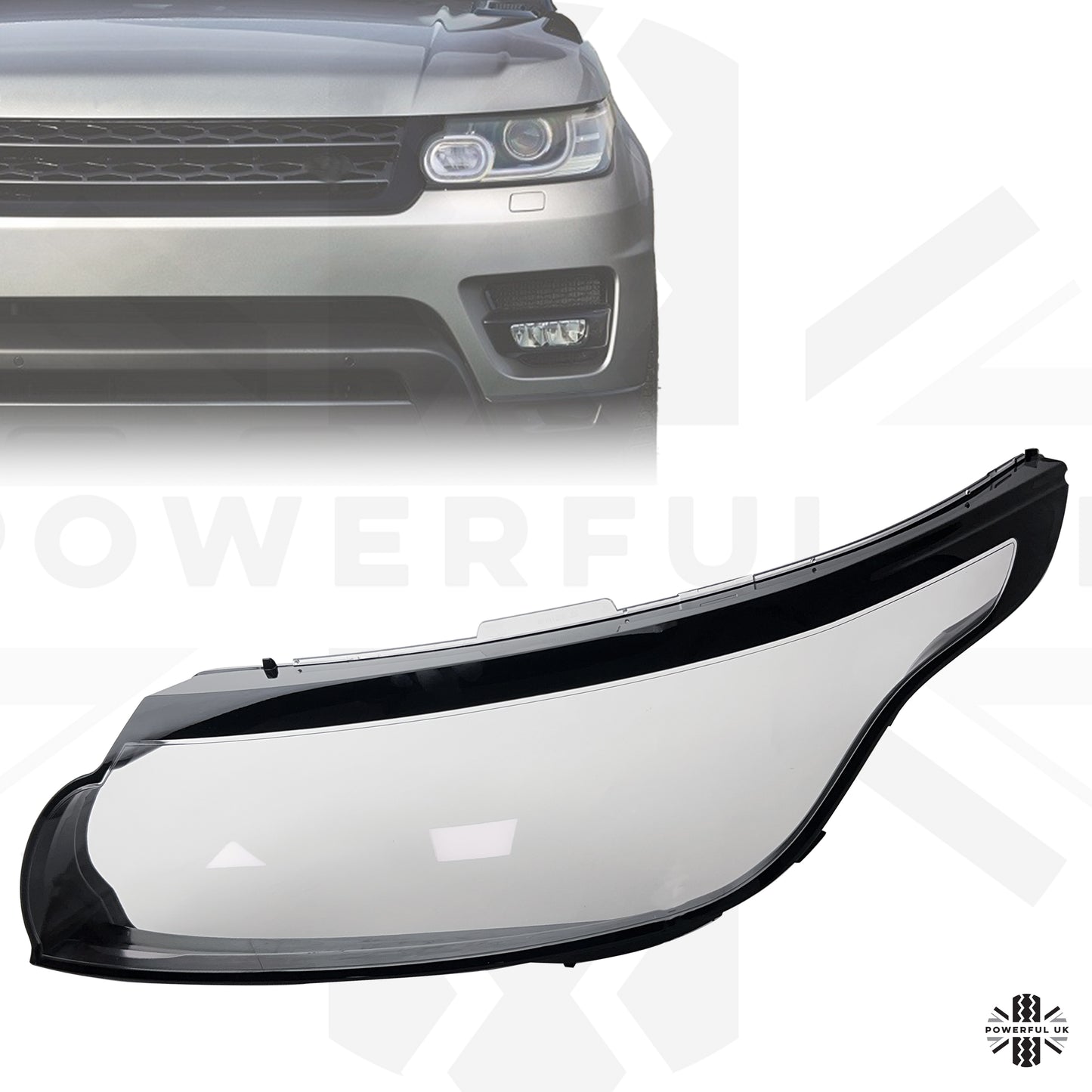 Replacement Headlight Lens for Range Rover Sport 2014-17 - LH