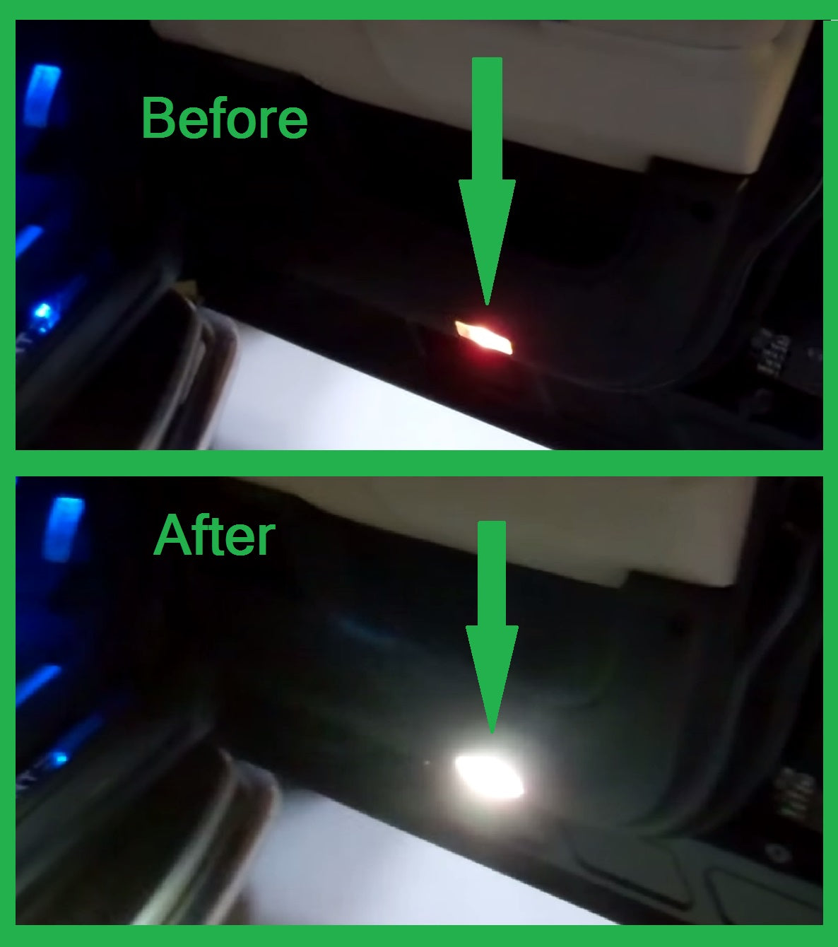 WHITE LED Door Courtesy Lights forLand Rover Discovery 5 (4pc)