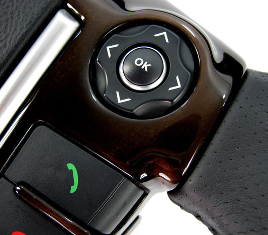 Steering Wheel Switch Packs - Anigre Wood for Range Rover Sport 2010