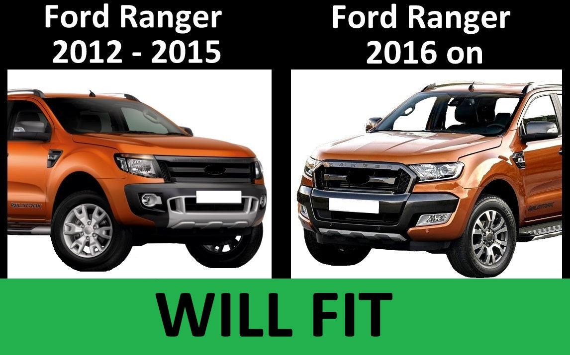 Ford Ranger (2012 on) Rear Lights - Smoked - UK Spec