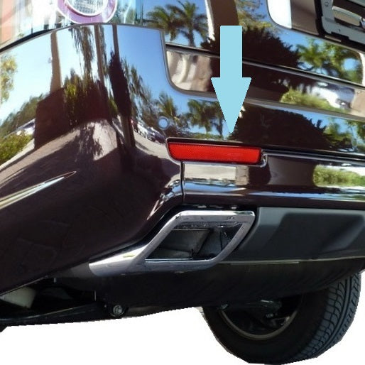 Rear Bumper Reflector for Range Rover L322 Exterior Design Pack - Genuine - LEFT LH