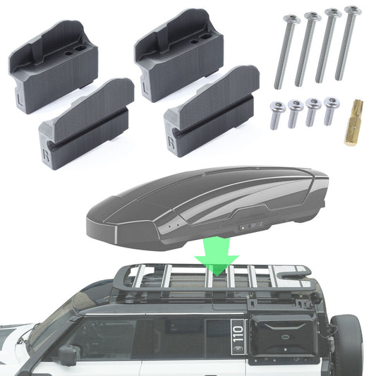 Roof Box Spacer/Fitting Kit for Land Rover Defender L663 Expedition Roof Rack