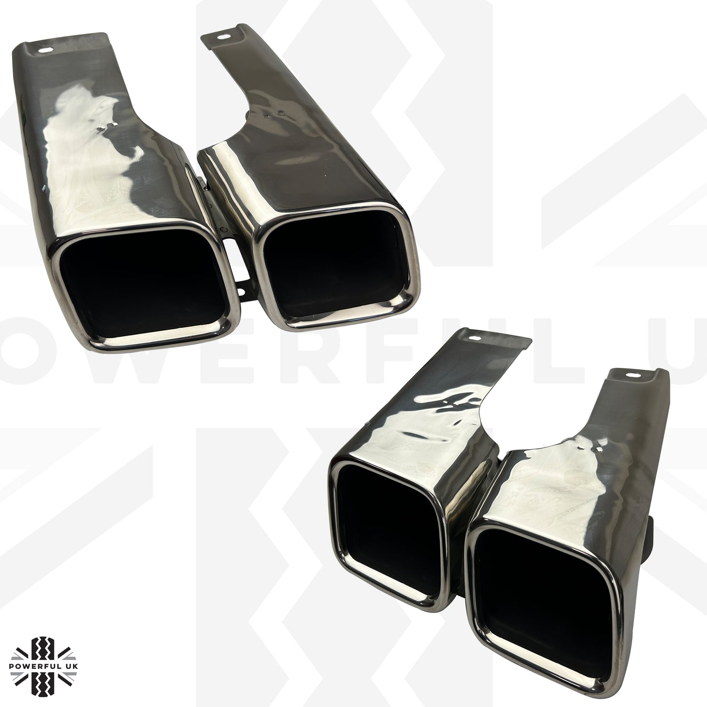 Genuine SVO Rear Quad Dummy Exhaust Tips for Range Rover L405