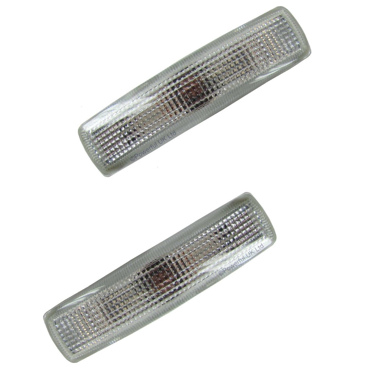 Clear Side Repeaters for Land Rover Discovery 3 - Clear with Chrome Reflector