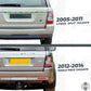 2012 style Tailgate Conversion for Range Rover Sport 05-11 - Primer/Silver Strip
