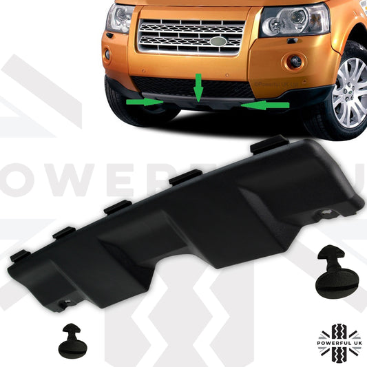 Front Bumper Tow Eye Cover - Black ABS - for Land Rover Freelander 2