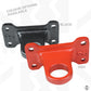 Tow Loop Upgrade Kit - Red Loops + Black Inserts for Land Rover Defender L663