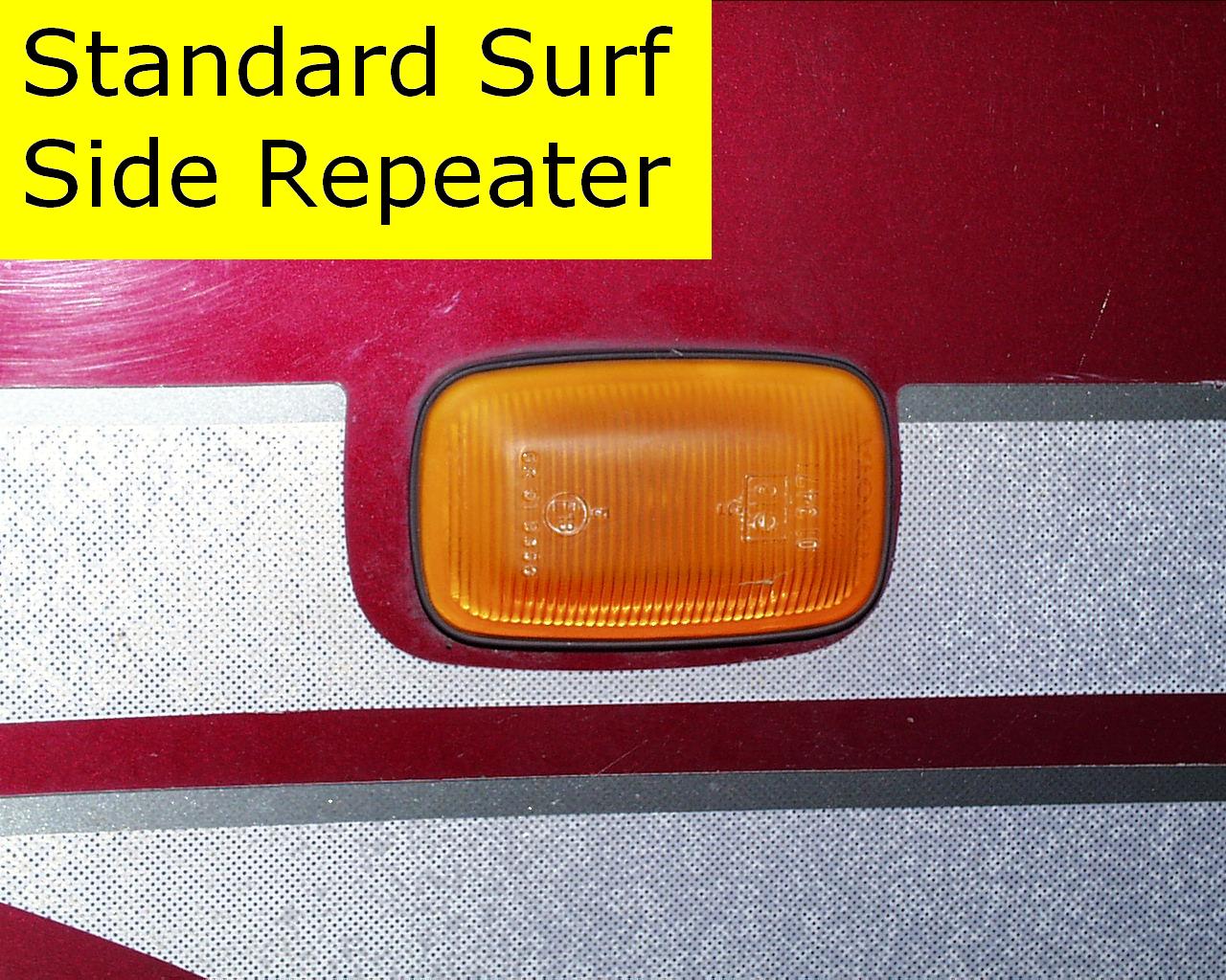 Side Repeaters (Pair) - Smoked - for Toyota Hilux Surf