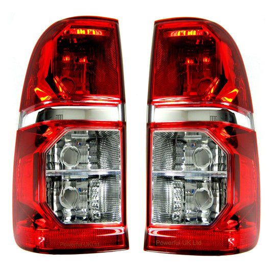 Rear Light (Budget type) - PAIR - Toyota Hilux Mk7 / Vigo Champ