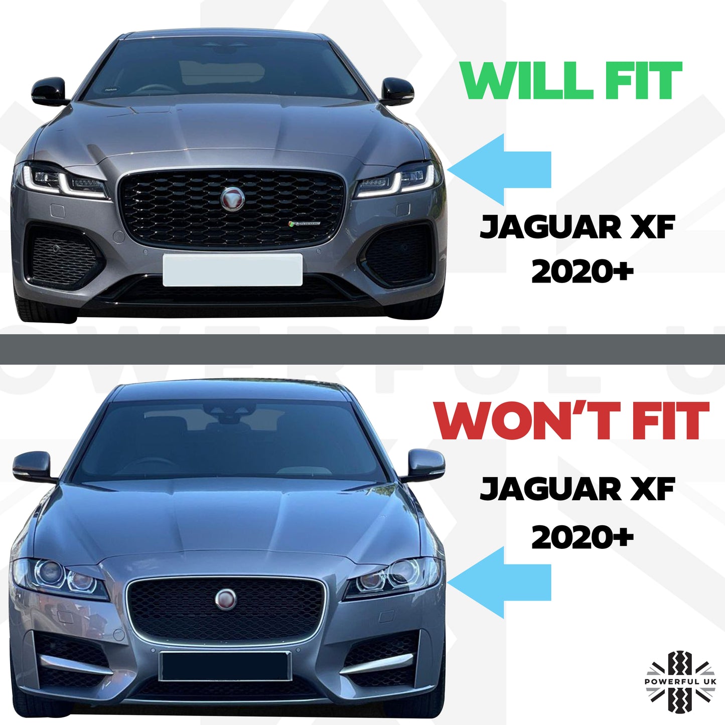 Replacement Headlight Rear Housing for Jaguar XF 2020+ - LH
