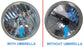 Classic Mini Full Crystal Headlight Upgrade kit (Lamps + Bowls + Bulbs ) - RHD