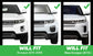 Genuine 4x Black Green Alloy Wheel Center Centre Caps for Range Rover Velar