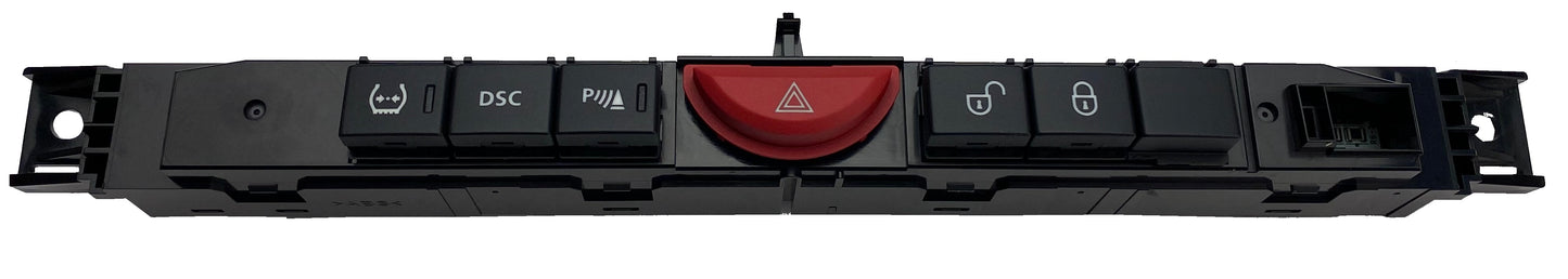 Hazard Warning Switch Panel for Land Rover Discovery 3 - Bare