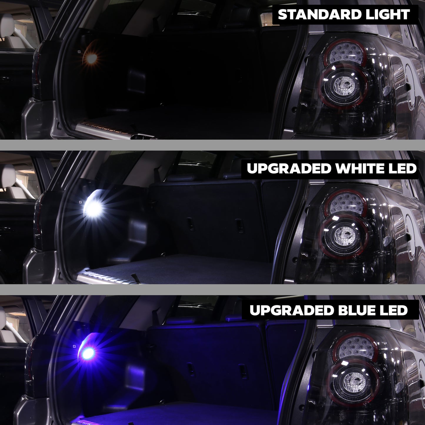 Interior Boot LED Light for Land Rover Freelander 2 - Blue