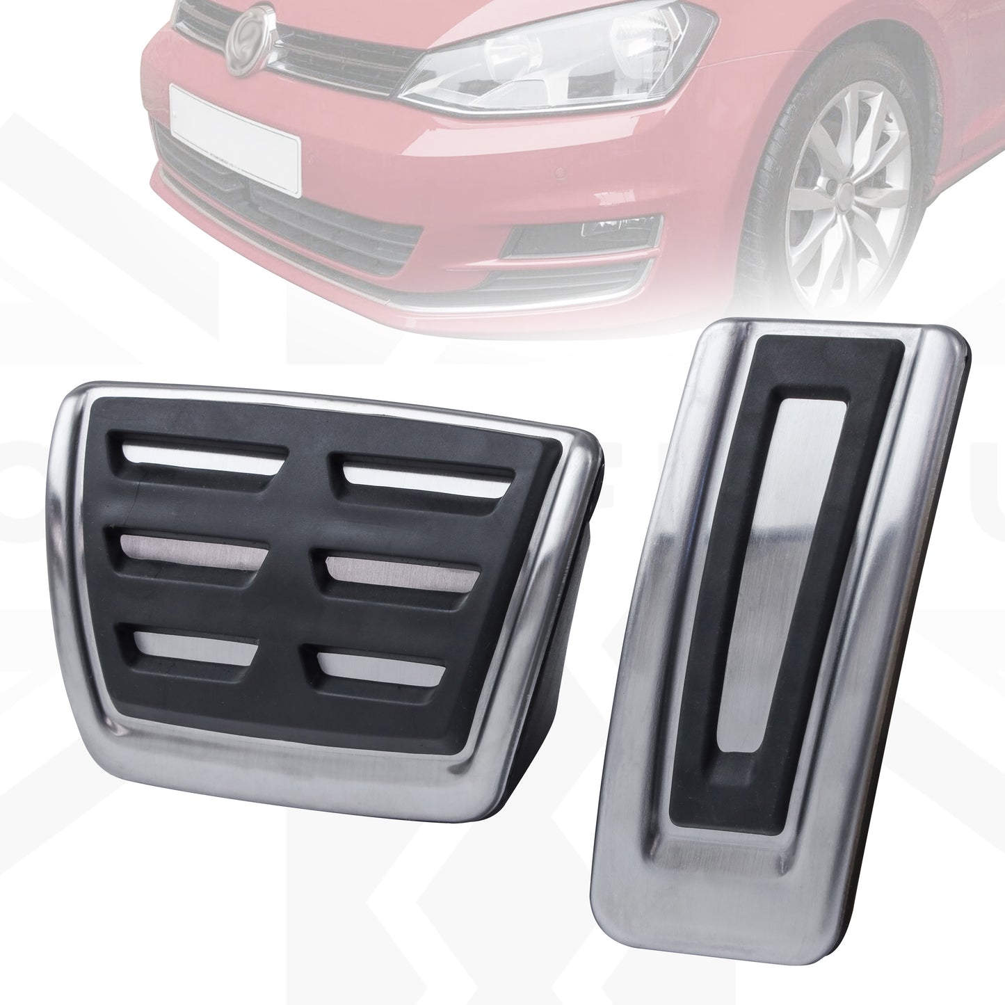 2pc Automatic Pedal Cover Kit for VW Golf Mk7 & Mk7.5