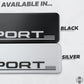 Door Scuff Plate Insert Set for Land Rover Discovery Sport (2015-20) - Black