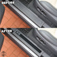 Door Scuff Plate Insert Set - Black + Union Jack for Range Rover Evoque
