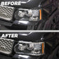Headlamp Covers for Range Rover L322 2010-13 - Chrome