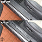 Door Scuff Plate Insert Set - Silver + Cityscape for Range Rover Evoque