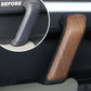 3pc Interior Door Pull Finishers (Genuine) in Walnut for Defender L663 110/130 - LHD