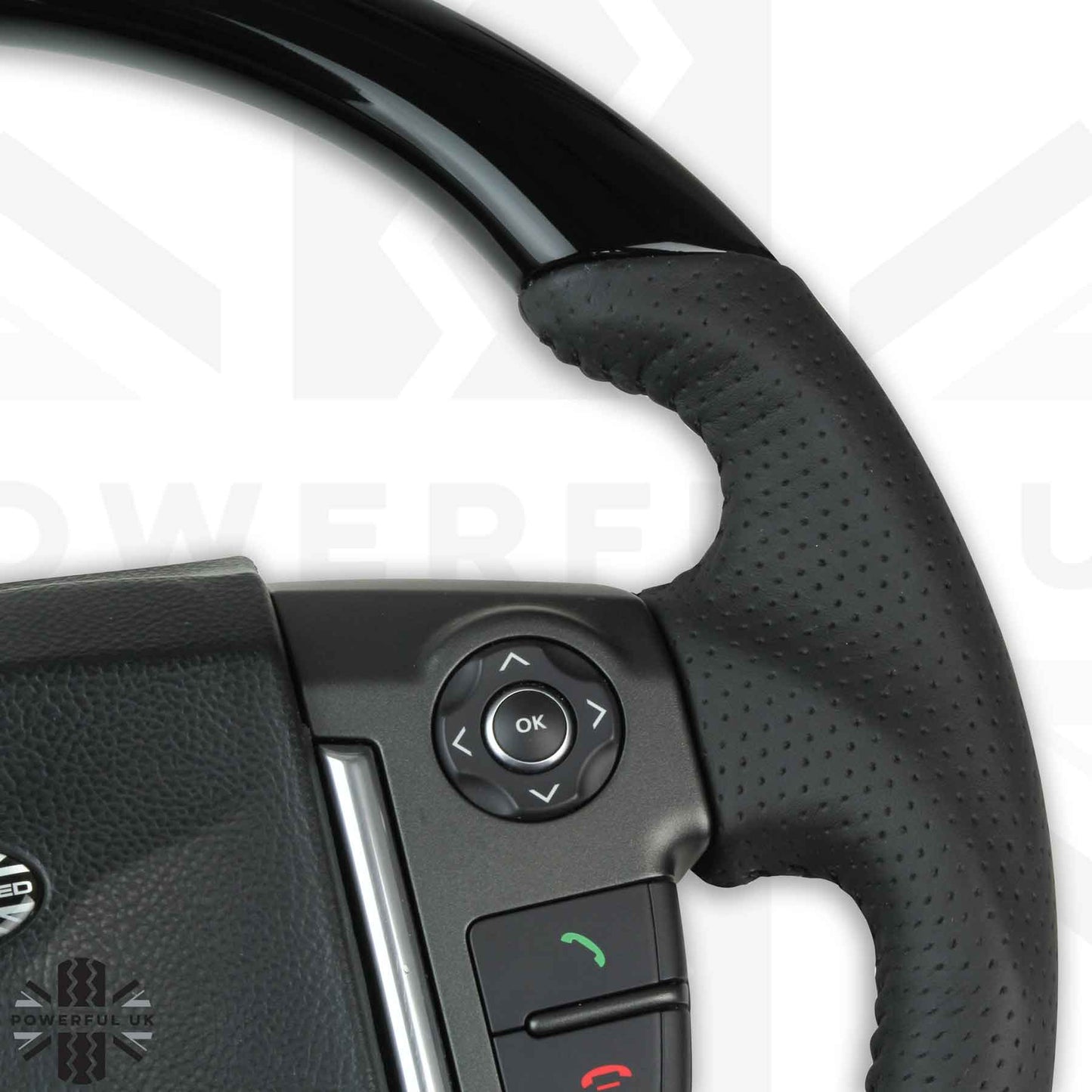 Steering Wheel -Sport Grip - Perf - No Heat - Black Piano for Land Rover Discovery 4