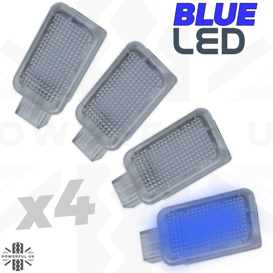 BLUE LED interior boot lamp upgrade for Land Rover Discovery 5 (4pc)