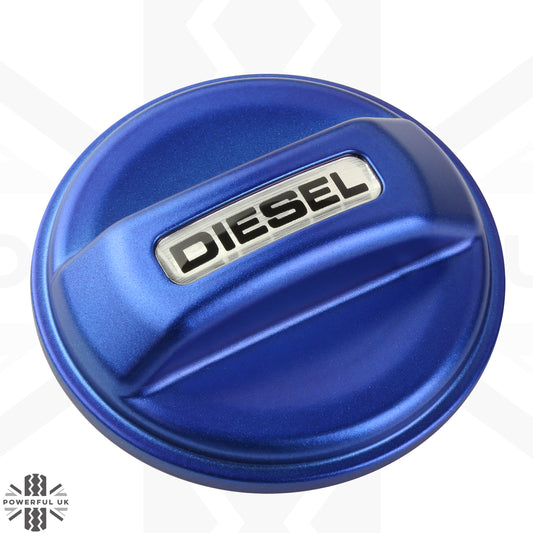 Fuel Filler Cap Cover for Land Rover Freelander 2 - DIESEL - Blue