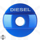 Alloy Fuel Cap Cover - Blue - for Land Rover Defender (Classic) 1998+