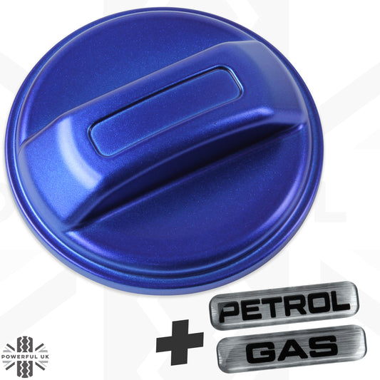 Fuel Filler Cap Cover for Jaguar F-Type - Petrol (NON-Vented) - Blue