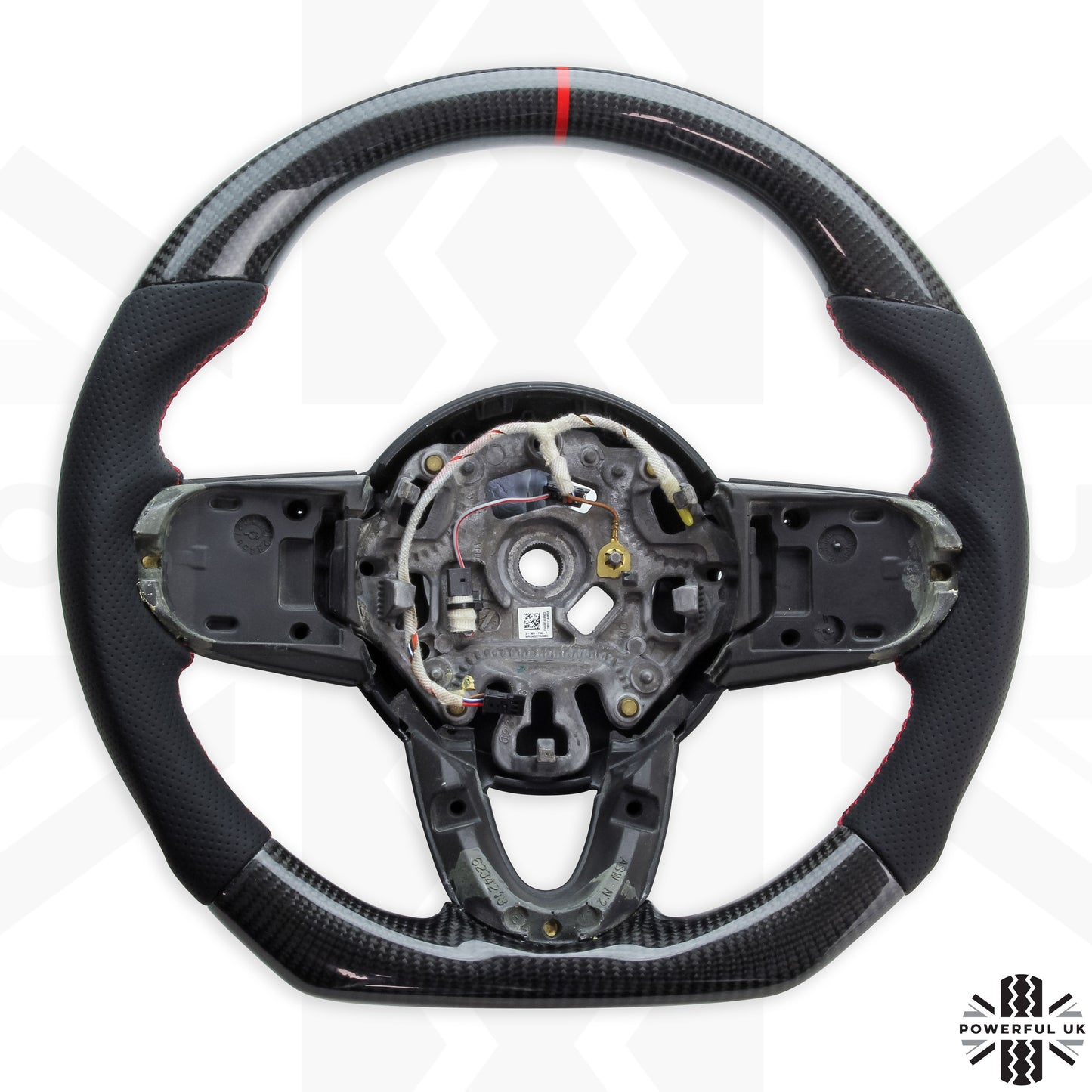 Steering Wheel - Carbon Fibre + Sports Grip for BMW Mini F54,F55,F56