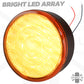 LED Round Indicator Lights 90/95mm - Pair